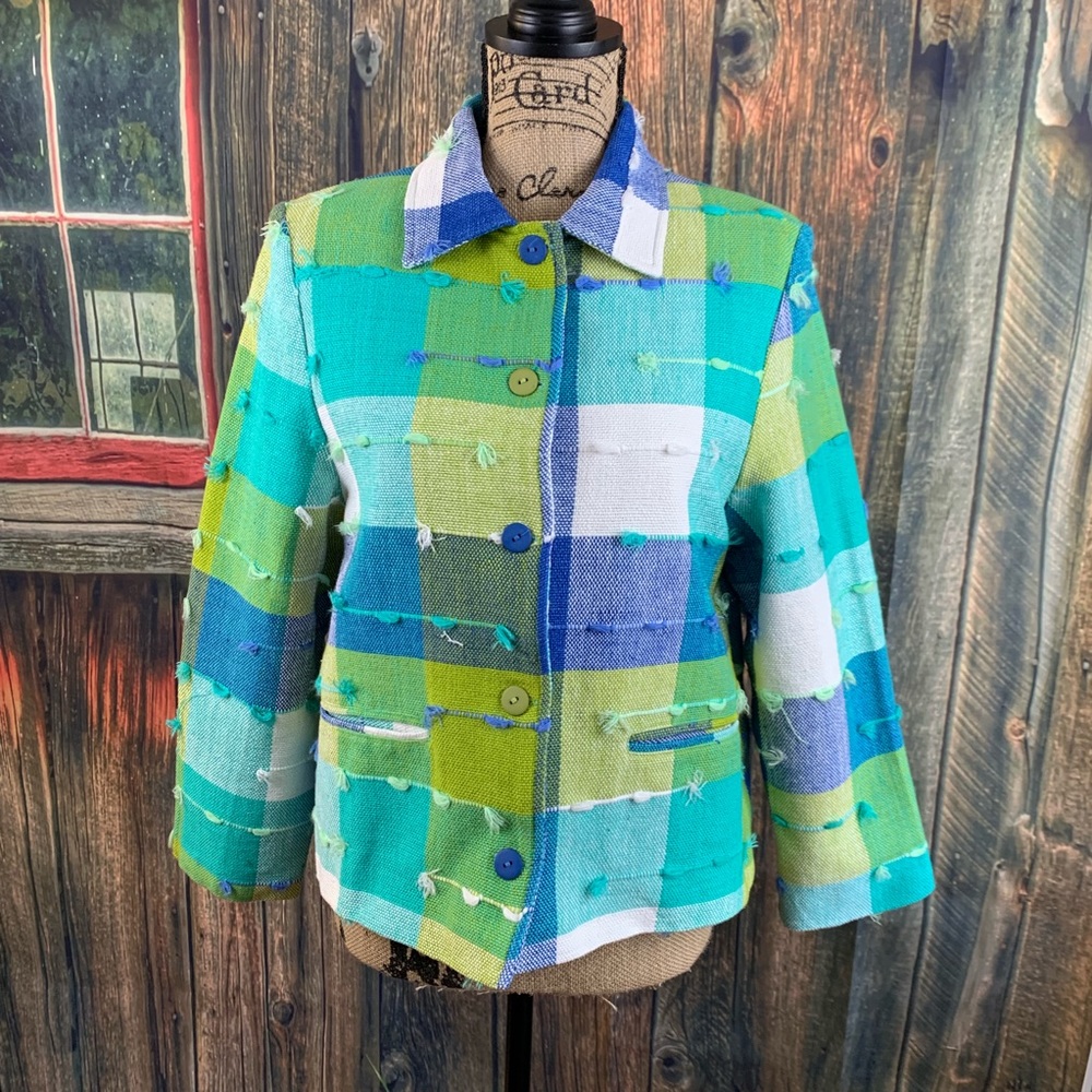 Draper's‎ & Damon's checkered jacket